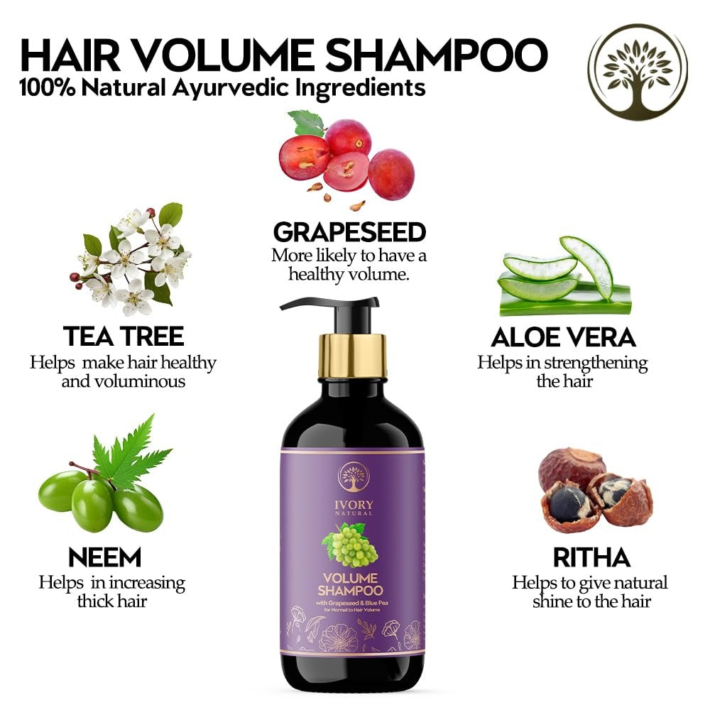 Ivory Natural Volume Hair Shampoo - 200 ml