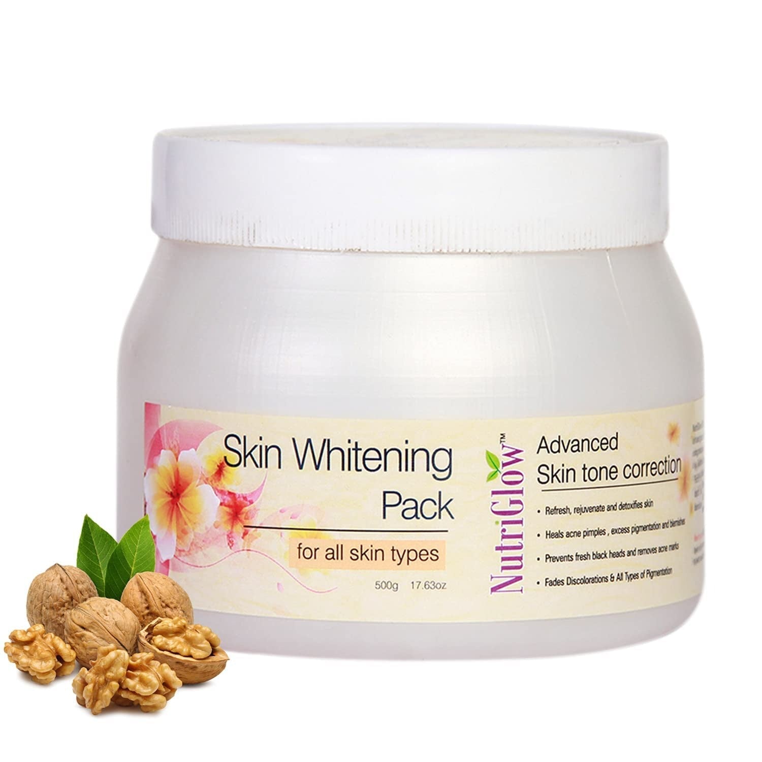 NutriGlow Skin Whitening Pore Cleansing Face Pack - 500 gms