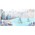 Rangoli MDF 3 Pcs Wall Poster 12x18 Inch Decorative Wall Art P-2 Design-14
