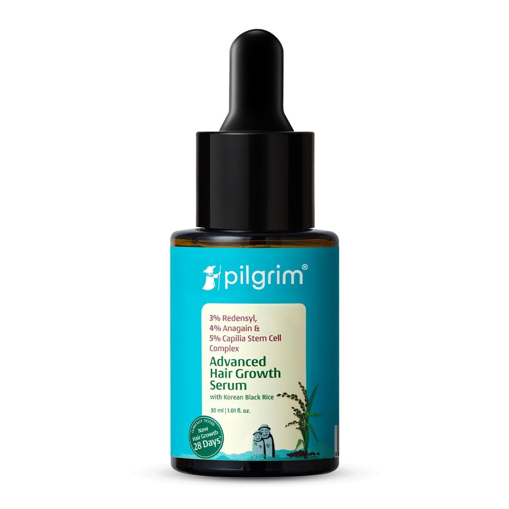 Pilgrim 3% Redensyl 4% Anagain & 5% Capilia Stem Cell Complex Advanced Hair Growth Serum
