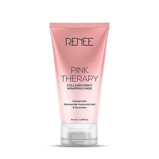 Renee Pink Therapy Collagen Night Wrapping Face Mask - 50 gms