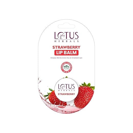 Lotus Herbals Lip Balm Strawberry - 5 gms