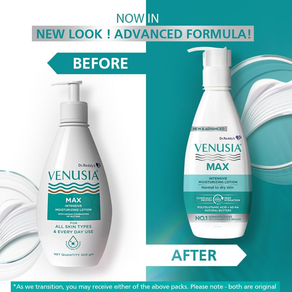 Dr. Reddy Venusia Max Intensive Moisturizing Lotion - 300 gms