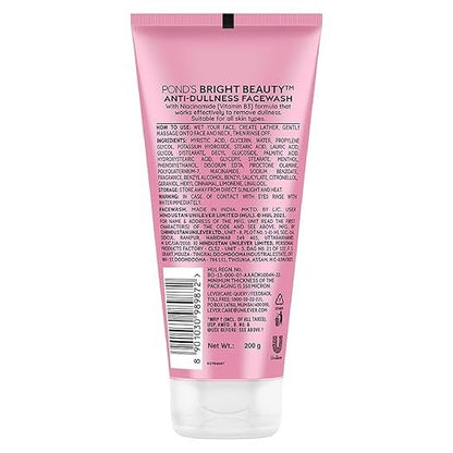 Ponds Bright Beauty Spotless Glow Facewash with Vitamin B3 - 150 gms