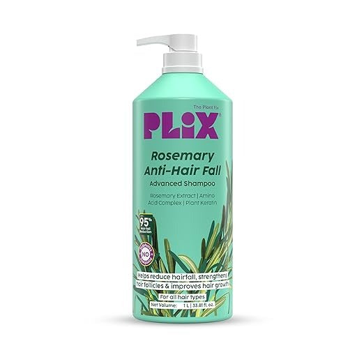 Plix Rosemary Anti-Hair Fall Advanced Shampoo - 1000 ml