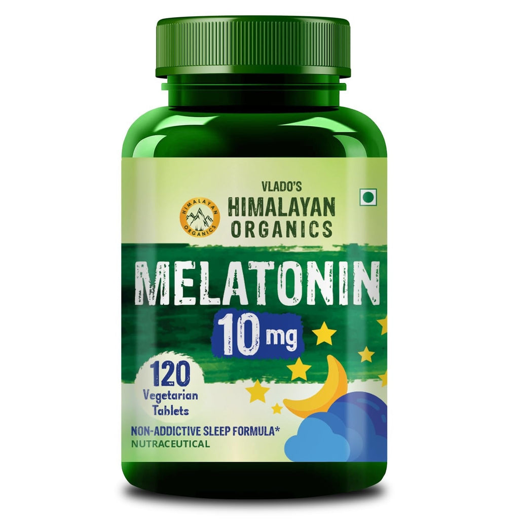 Himalayan Organics Melatonin 10 mg Vegetarian Tablets