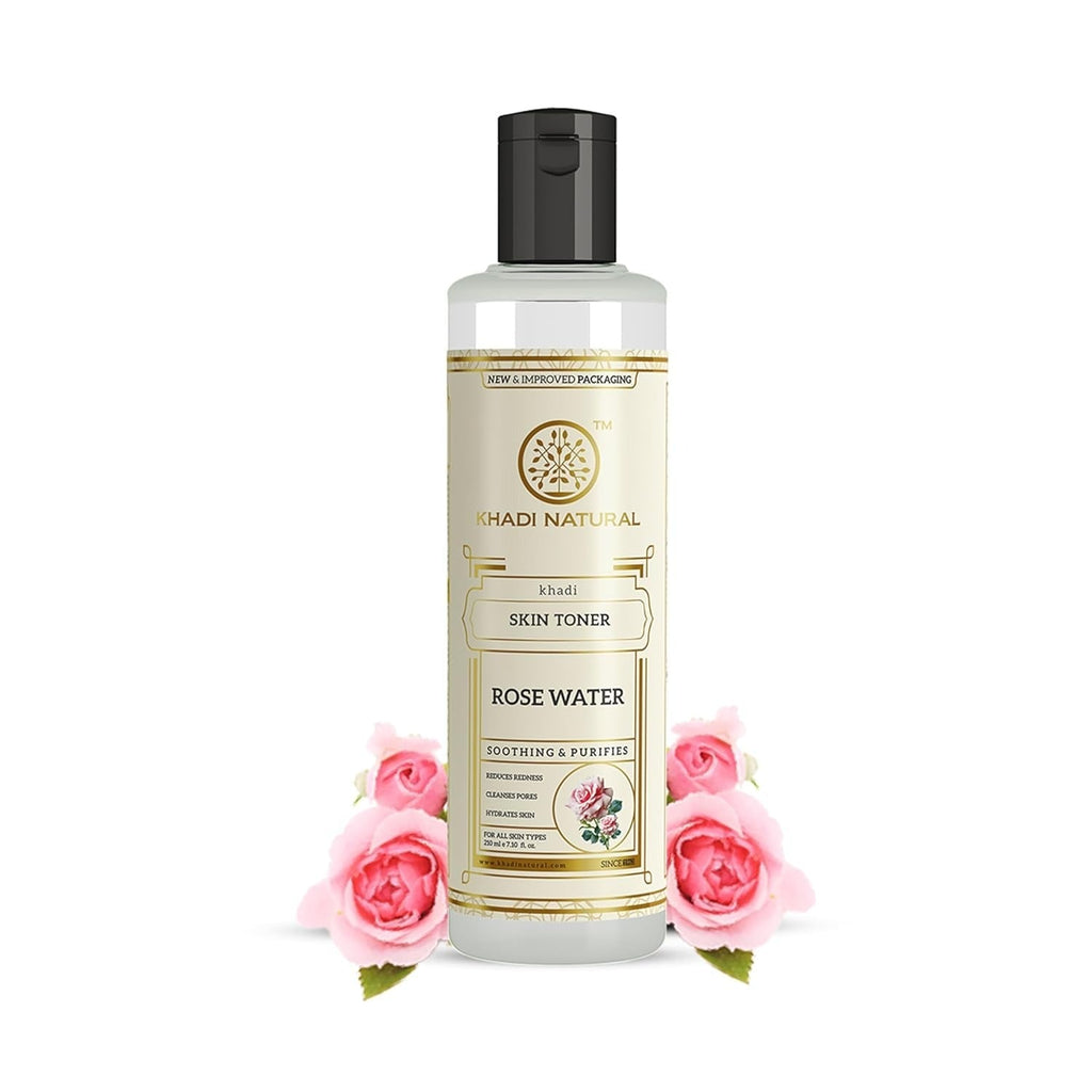 Khadi Natural Rose Water Skin Toner - 210 ml