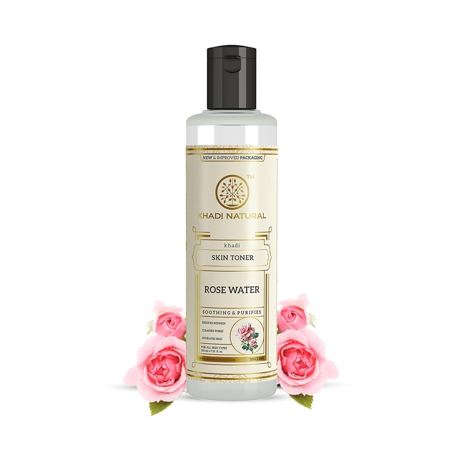 Khadi Natural Rose Water Skin Toner - 210 ml