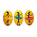 GiftOday Abstract Art Dancers Wood Wall Hanging Decoration Items Abstract Art Dancers