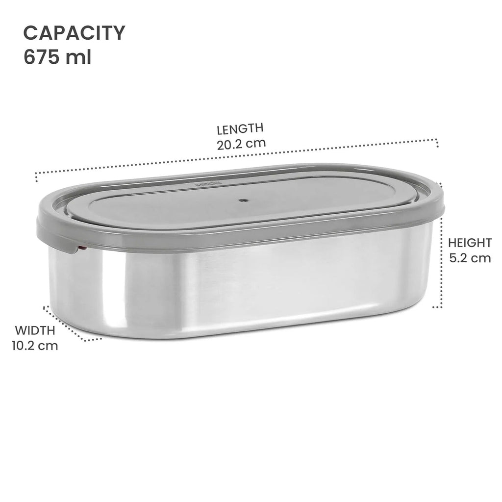 Milton Steel Slider Stainless Steel Container