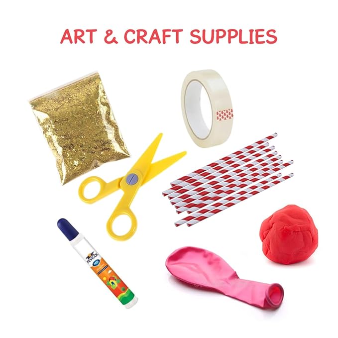 GiniMini Snip 'N' Ta-Da-Crazy Carnival – Scissor Activity Kit for Kids 4 5 6 7 Fine Motor Development, Pre-Printed Craft Sheets, Child-Safe Snip Scissors DIY Carnival Crafts Fun Learning Gift