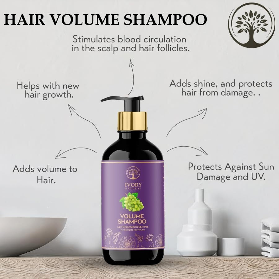 Ivory Natural Volume Hair Shampoo - 200 ml