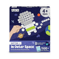 Binca Dotties Dot Art Activity Kit Space 1500+ Stickers Mess-Free Activities, DIY Dot Sticker Art Ages 4,5,6,7
