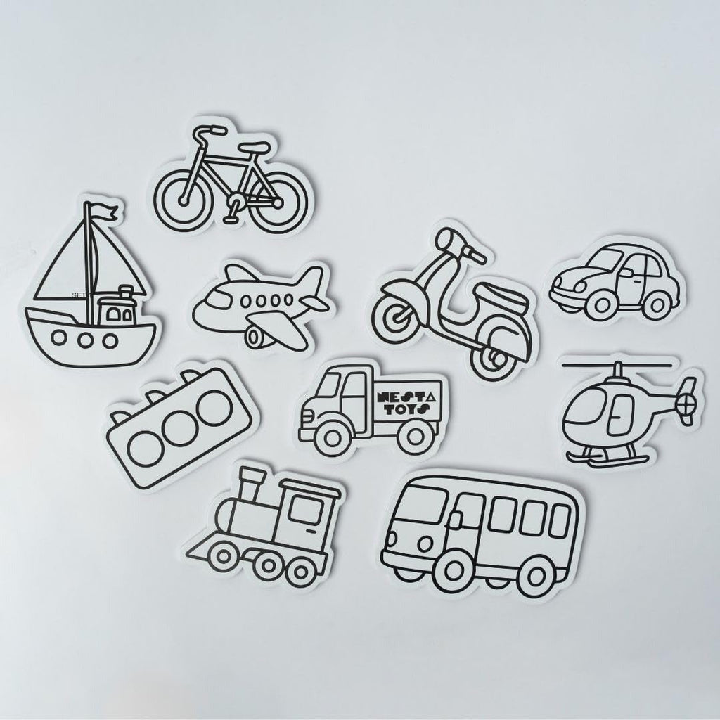 Nesta Toys Diy Vehicles Magnets  Art & Craft Activity for Girls & Boys Art Kits & Supplies DIY Creative Activity Gifts for Kids Ages 6, 7, 8, 9, 10, 11, 12 Years