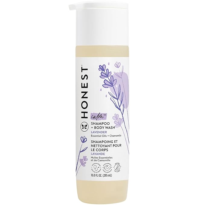 Honest Calming Lavender Hypoallergenic Shampoo and Body Wash - 295 ml