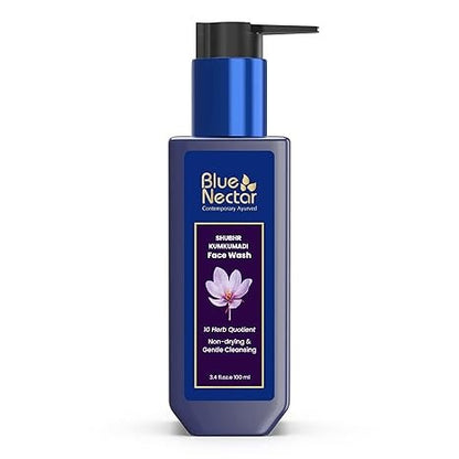 Blue Nectar Kumkumadi Brightening Face Wash with Saffron for Women & Men