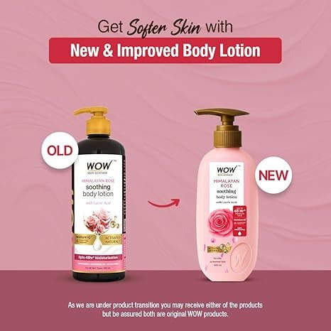 Wow Skin Science Himalayan Rose Body Lotion - 400 ml