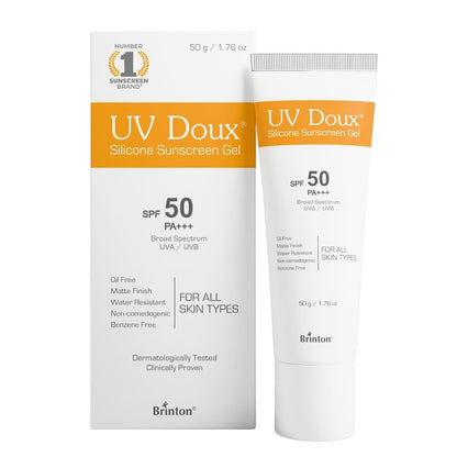 Brinton UV Doux Silicone Sunscreen Gel SPF 50 PA+++, UVA/UVB Protection