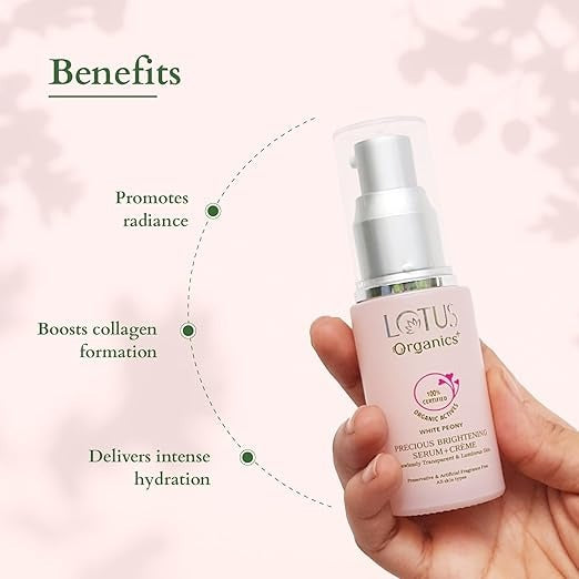 Lotus Organics+ Precious Face Serum + Cream - 30 gms