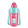 Milton Kool Trendy Plastic Insulated Water Bottle with Straw for Kids 370ml