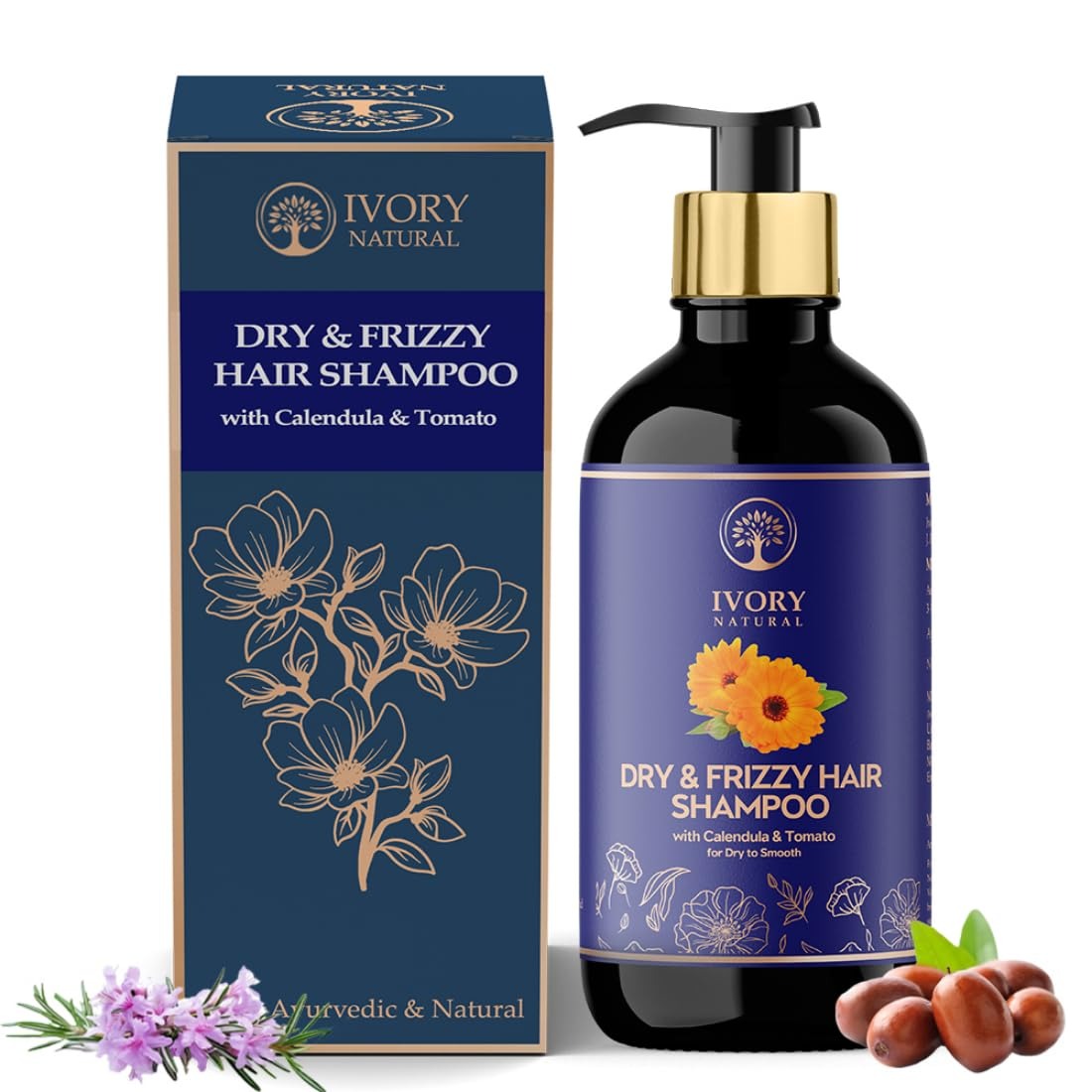 Ivory Natural Dry & Frizzy Hair Shampoo - 200 ml