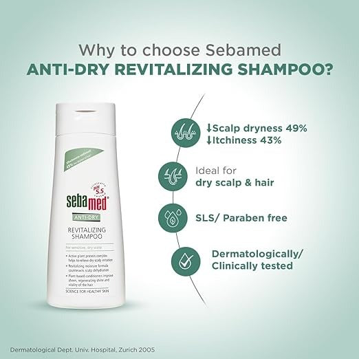 Sebamed Anti-Dry Revitalizing Shampoo - 200 ml