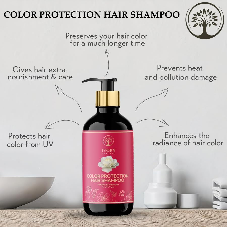 Ivory Natural Color Protection Hair Shampoo - 200 ml