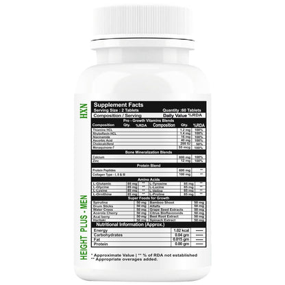 HXN Height Plus - 60 Tablets