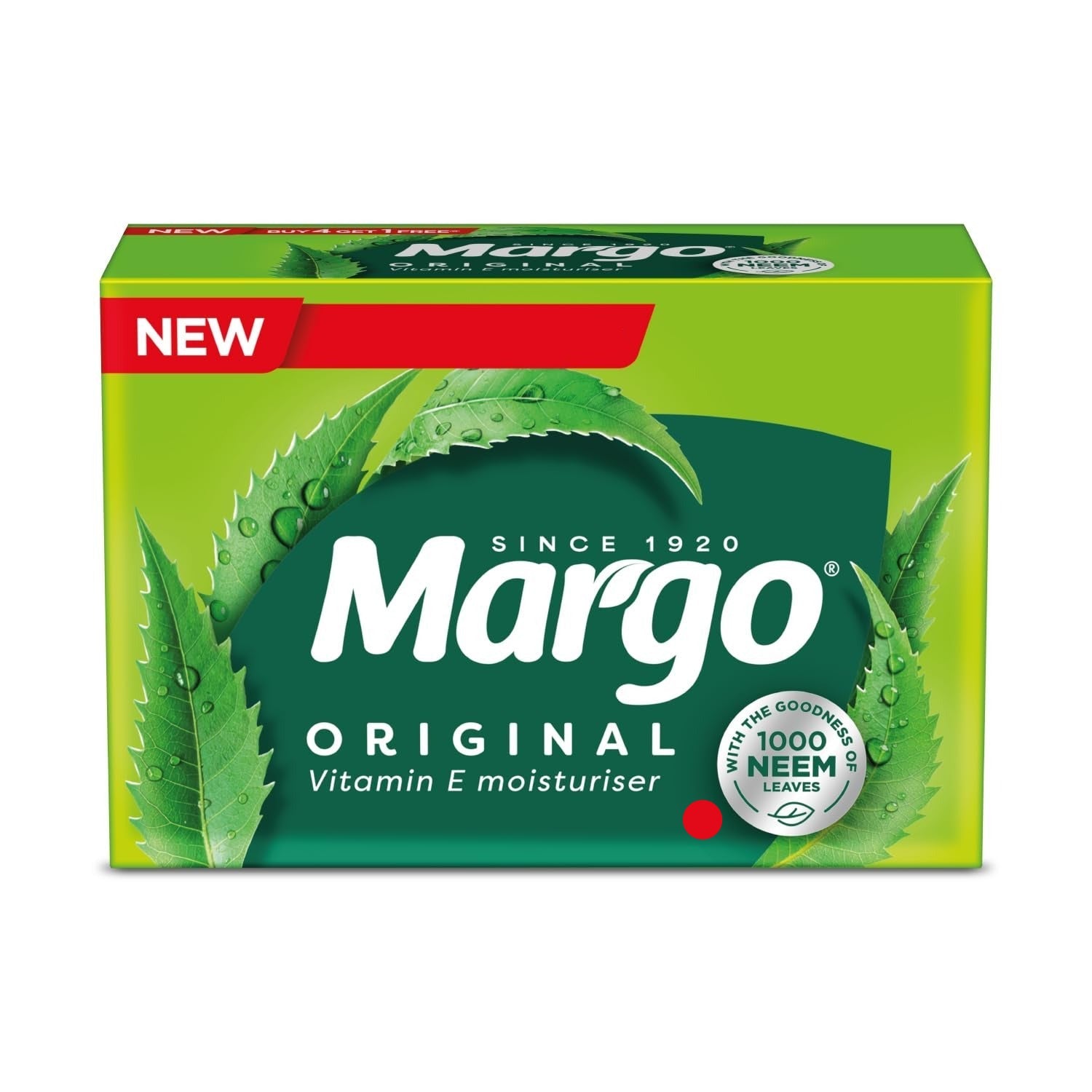 Margo Original Neem Soap - 100 gms (Pack of 5)