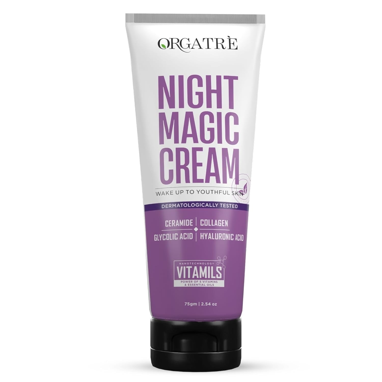 Orgatre Night Magic Anti-Aging Cream With Ceramide & Collagen