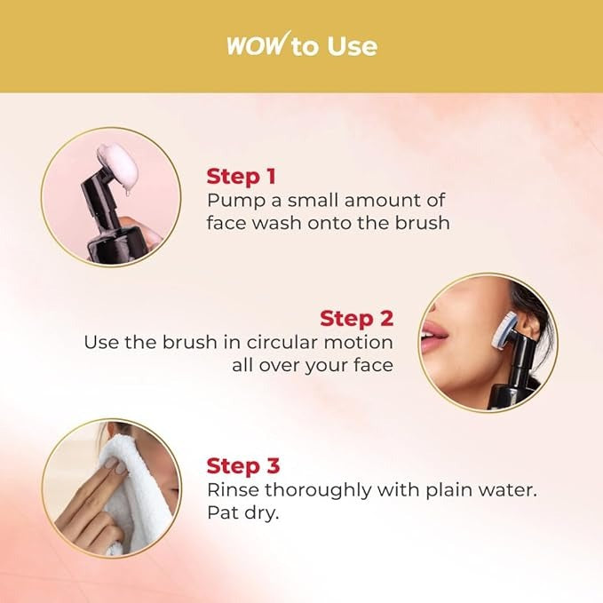 Wow Skin Science Apple Cider Vinegar Foaming Face Wash