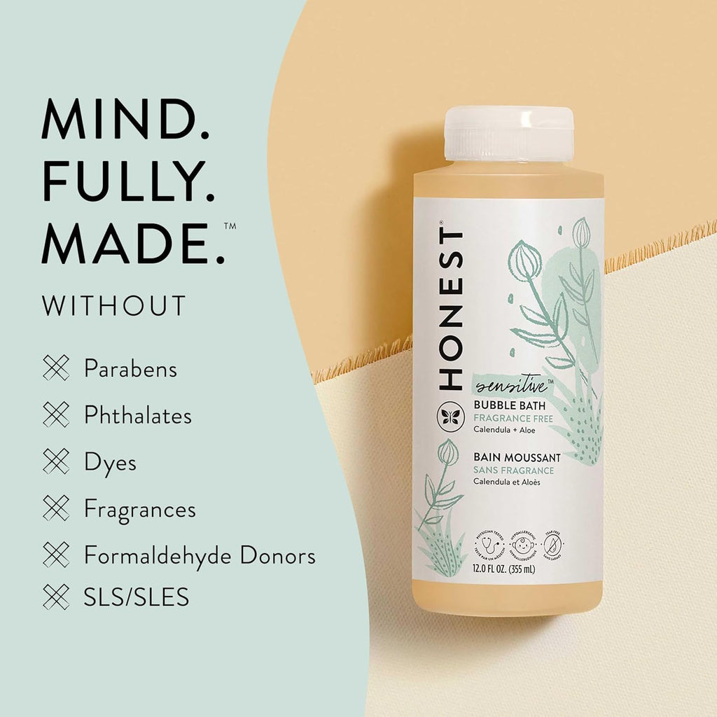 The Honest Company Bubble Bath Fragrance Free - 355 ml