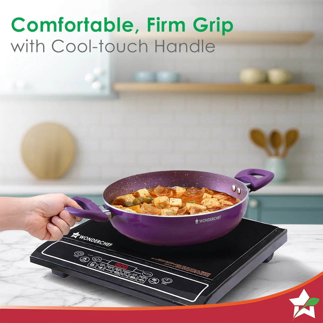 Wonderchef Orchid Kadhai 24cm