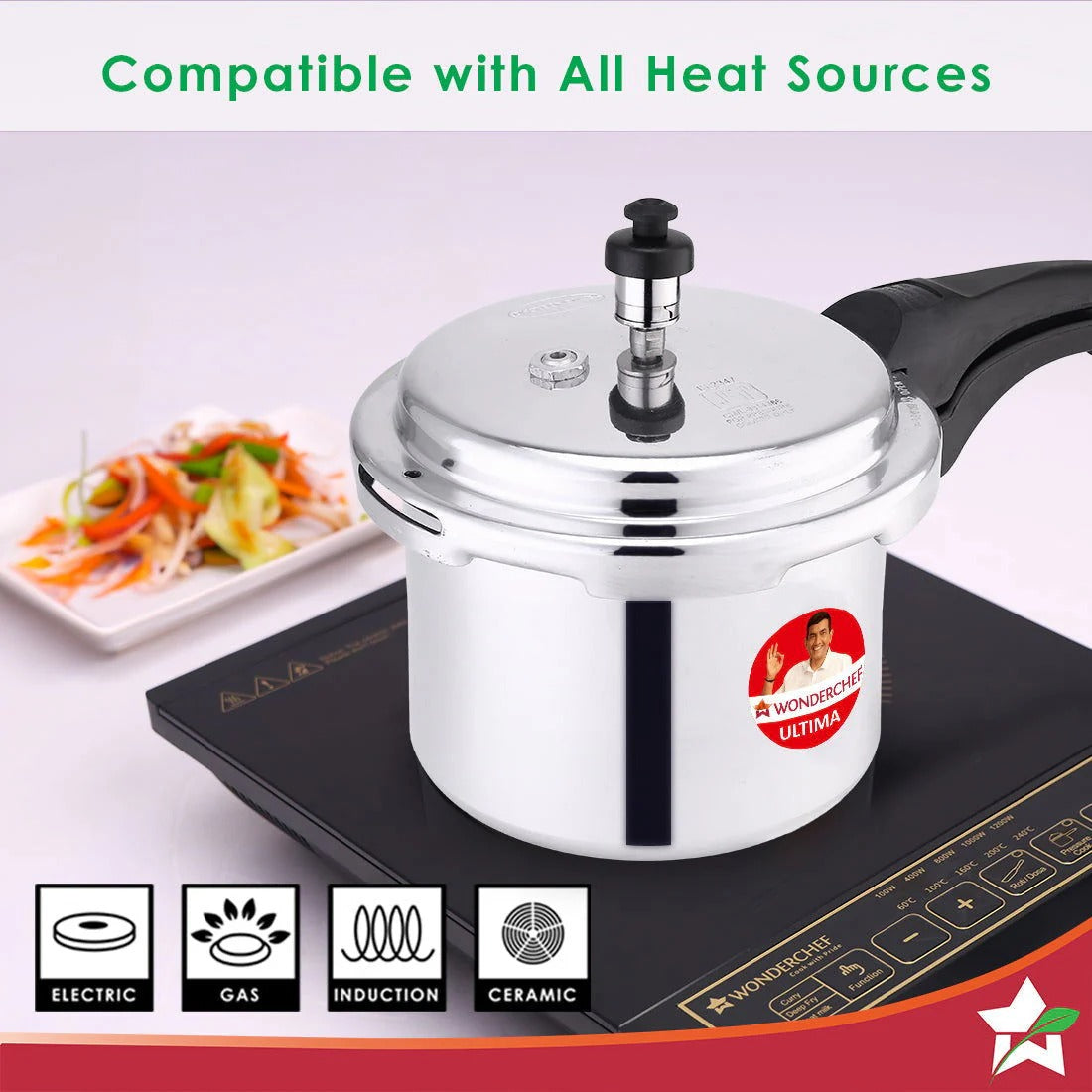 Wonderchef Ultima Pressure Cooker Outer Lid 3L