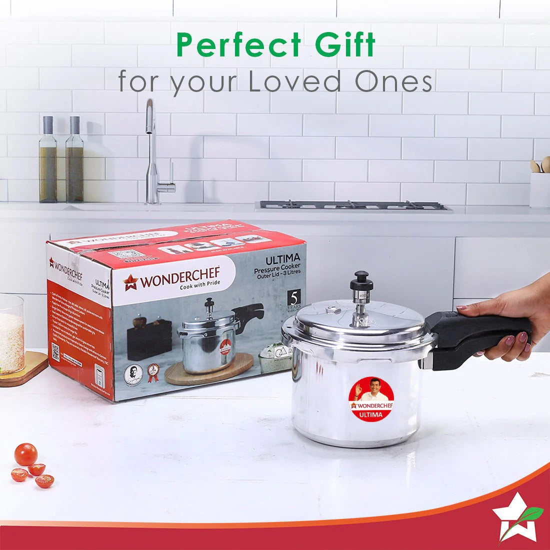 Wonderchef Ultima Pressure Cooker Outer Lid 3L