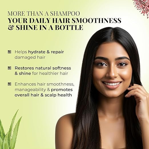 Just Herbs Ayurvedic Silky Strength Anti Dandruff & Hairfall Shampoo - 200 ml