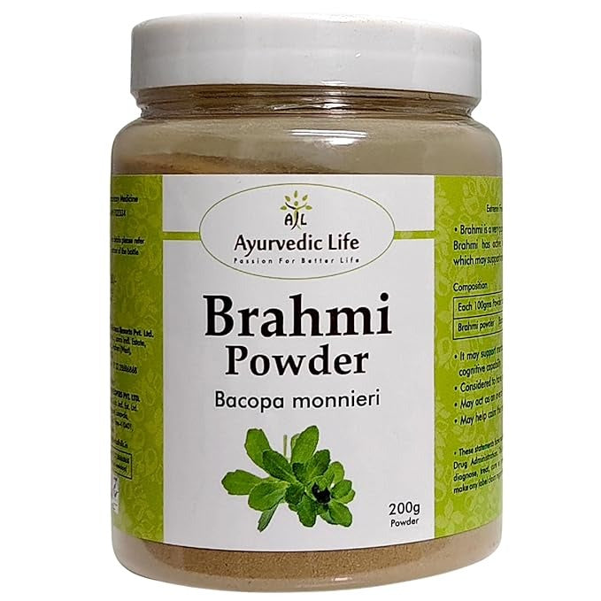 Ayurvedic Life Organic Brahmi powder â€“ Brahmi for Memory support â€“ 200 gms