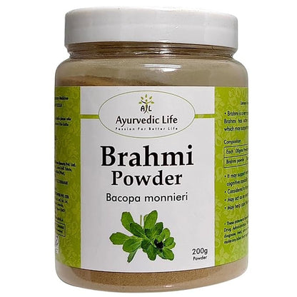 Ayurvedic Life Organic Brahmi powder â€“ Brahmi for Memory support â€“ 200 gms