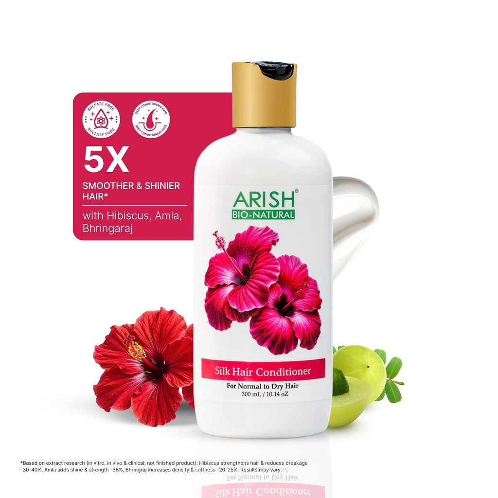 Arish Bio-natural Silk Hair Conditioner - 300 Ml