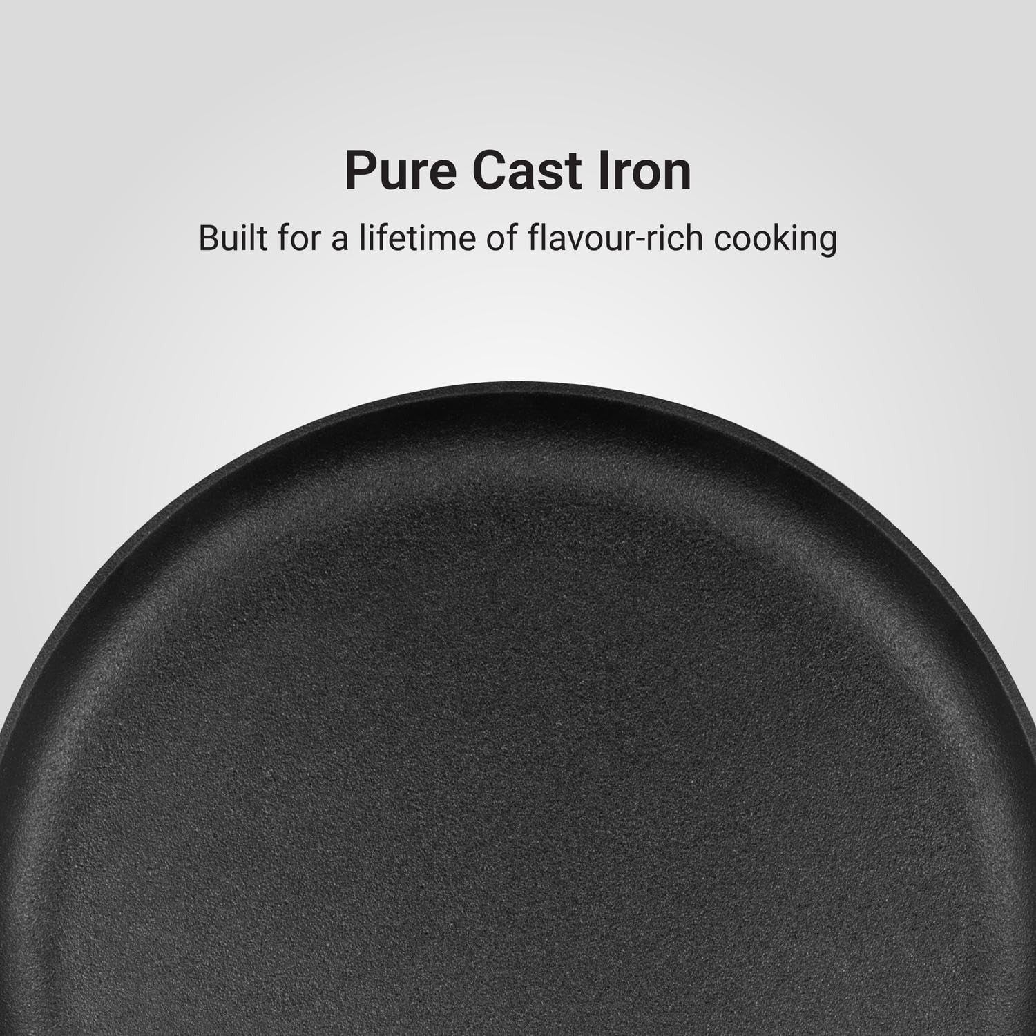 Stahl Blacksmith Signature Dosa Tawa Cast Iron Pre-Seasoned