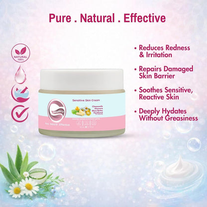 Greenviv 2% Allantoin + 3% Vitamin B5 Sensitive Skin Cream - 50 ml