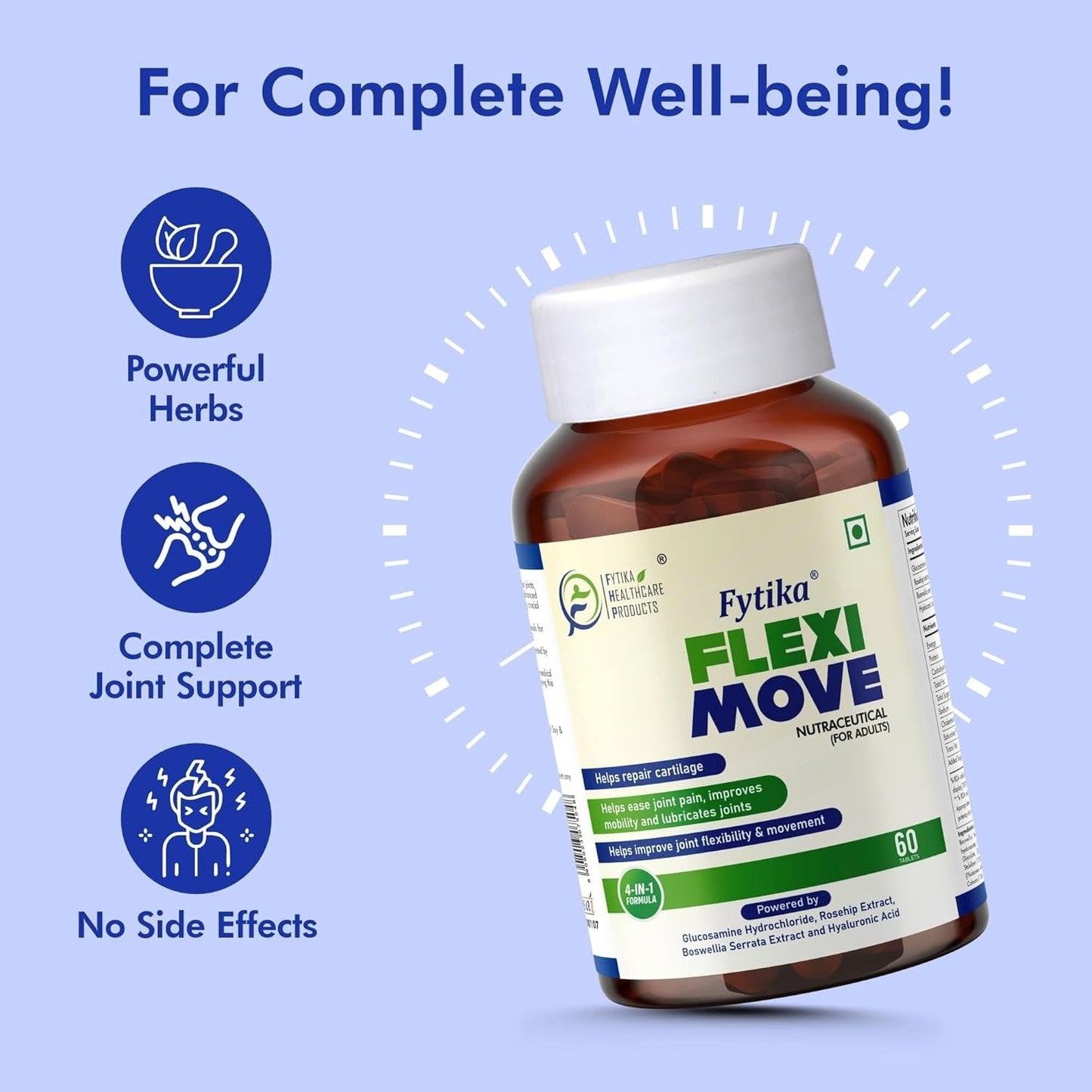 Fytika Flexi Move Tablets - 60 Tablets (Pack of 2)