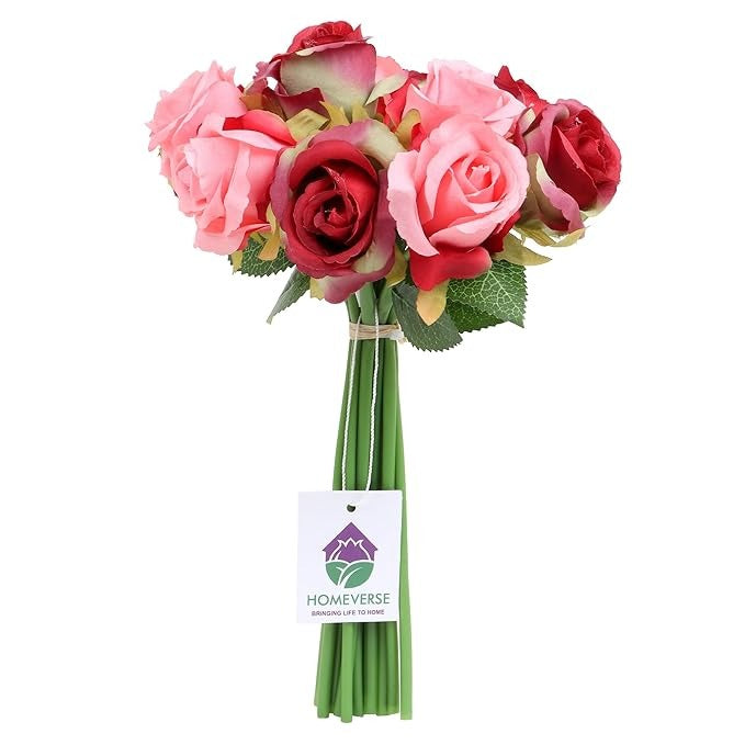 Artificial Rose Fake Silk Plants