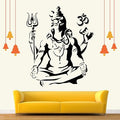StickMe Meditating Shiva Wall Sticker -SM391 -Self Adhesive