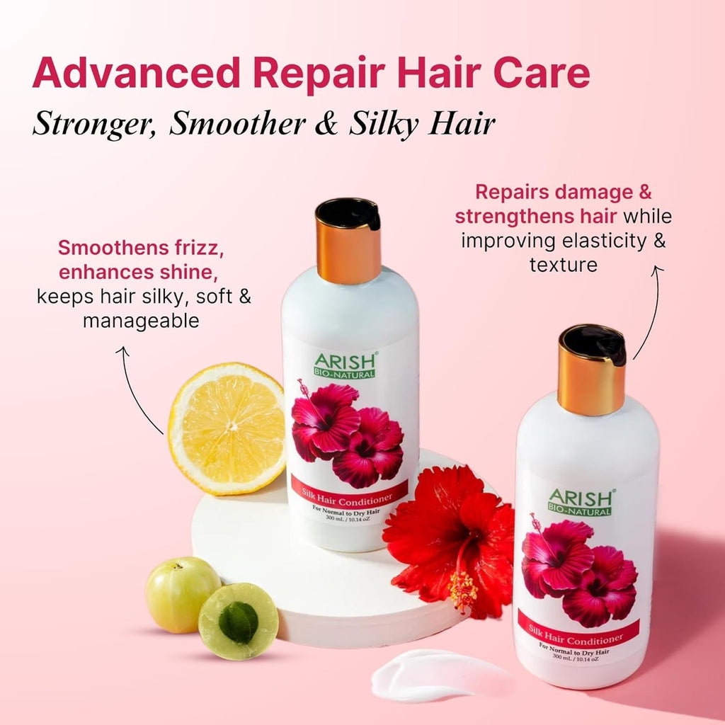Arish Bio-natural Silk Hair Conditioner - 300 Ml