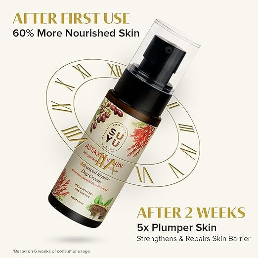 Suyu Astaxanthin + Tulsi Face Cream for Glowing Skin - 50 ml