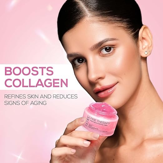 Renee Pink Therapy Hydrolyzed Collagen Overnight Sleep Jelly Mask - 50 gms