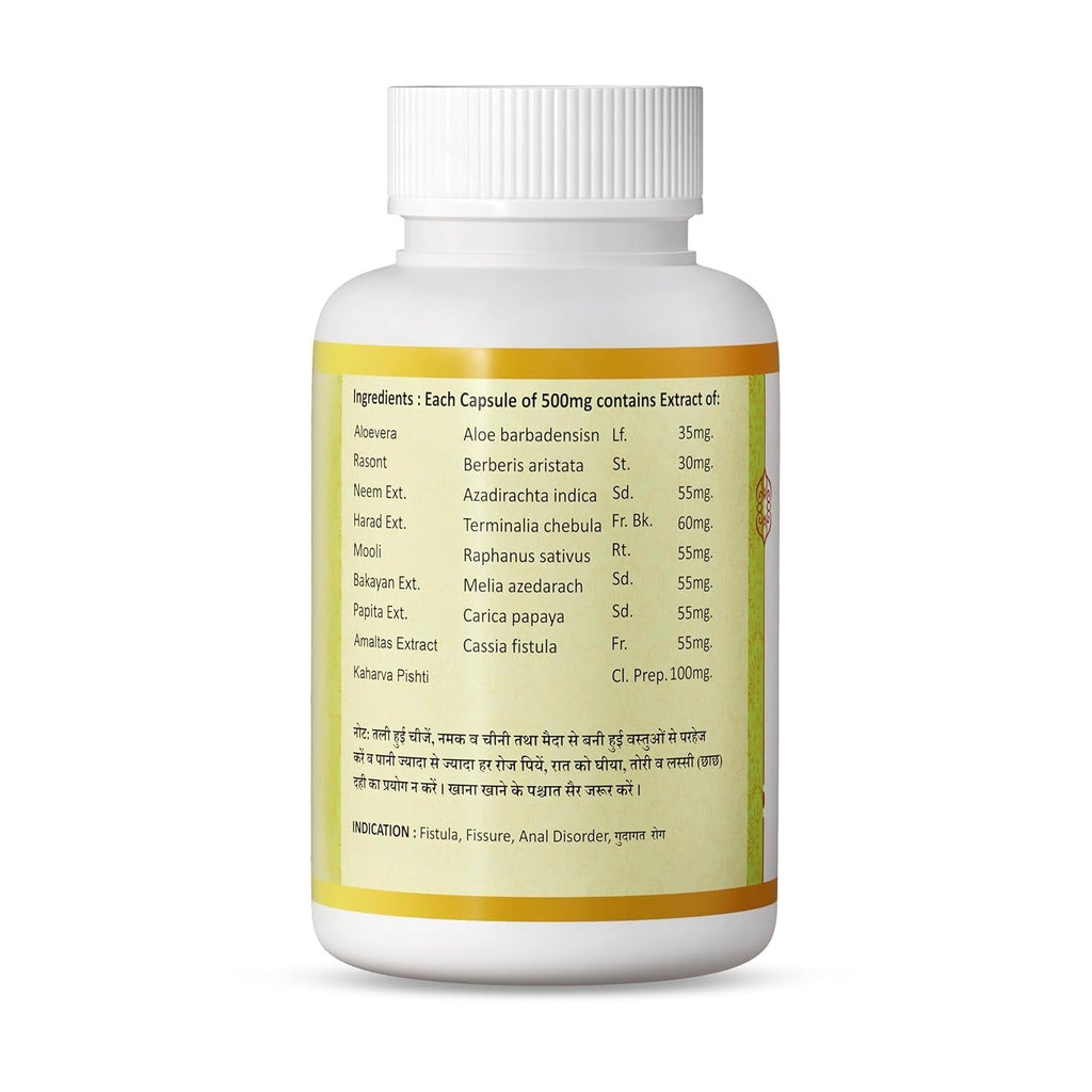 Jeena Sikho Pilo-Lok Capsules | Effective Relief From Piles Pain - 60 Caps