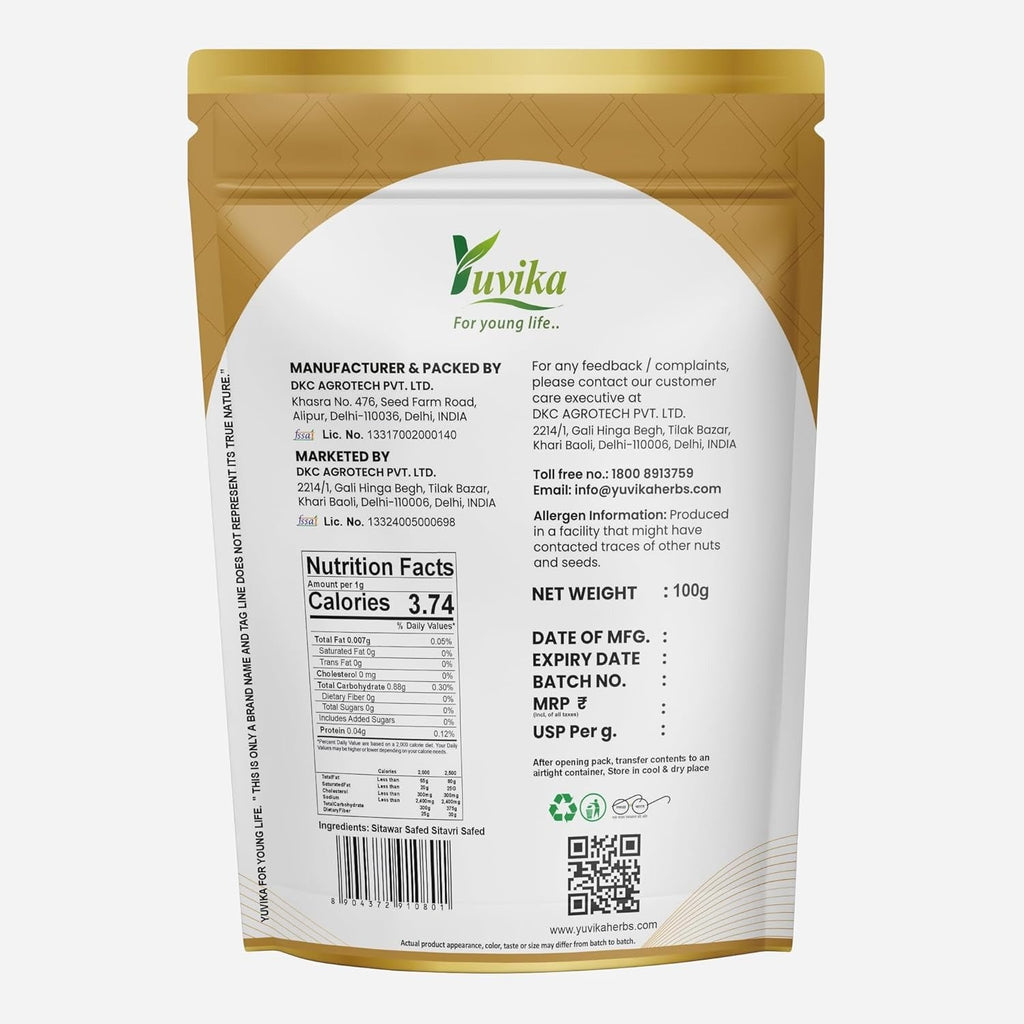 Yuvika Sitawar Safed root/Sitavari Root