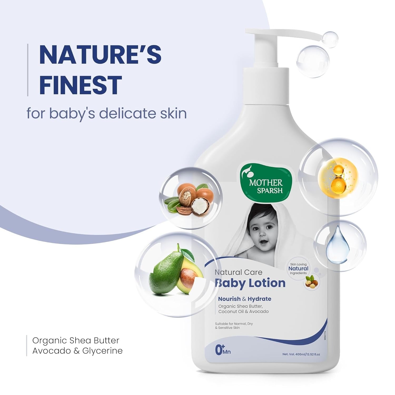 Mother Sparsh Plant Powered Natural Baby Lotion